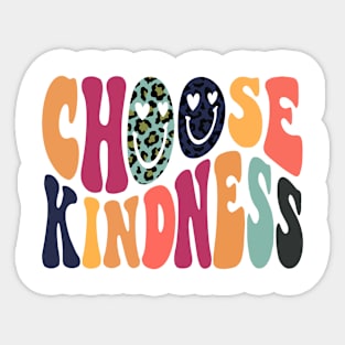 Choose Kindness Inspirational Design Sticker